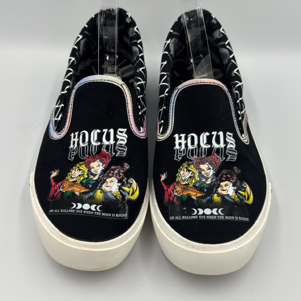Disney Hocus Pocus Women’s 8.5 Slip On Sneakers